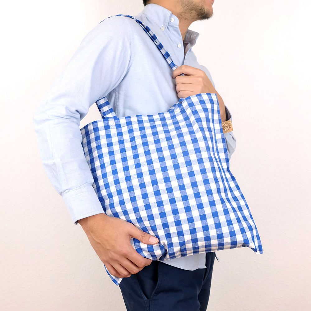 Gingham tote bag - Summer Made