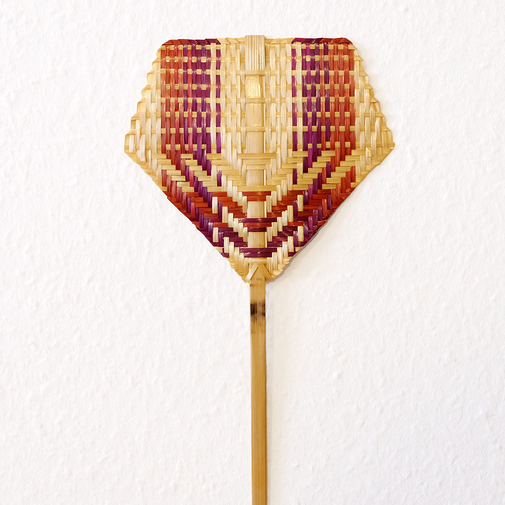 Woven bamboo hand fan - Summer Made