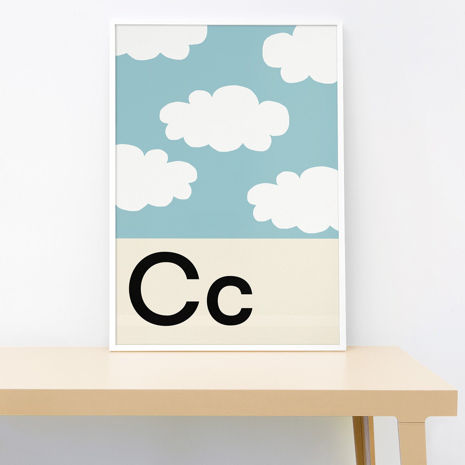 A-Z Wall Print - Small 21x30 cm