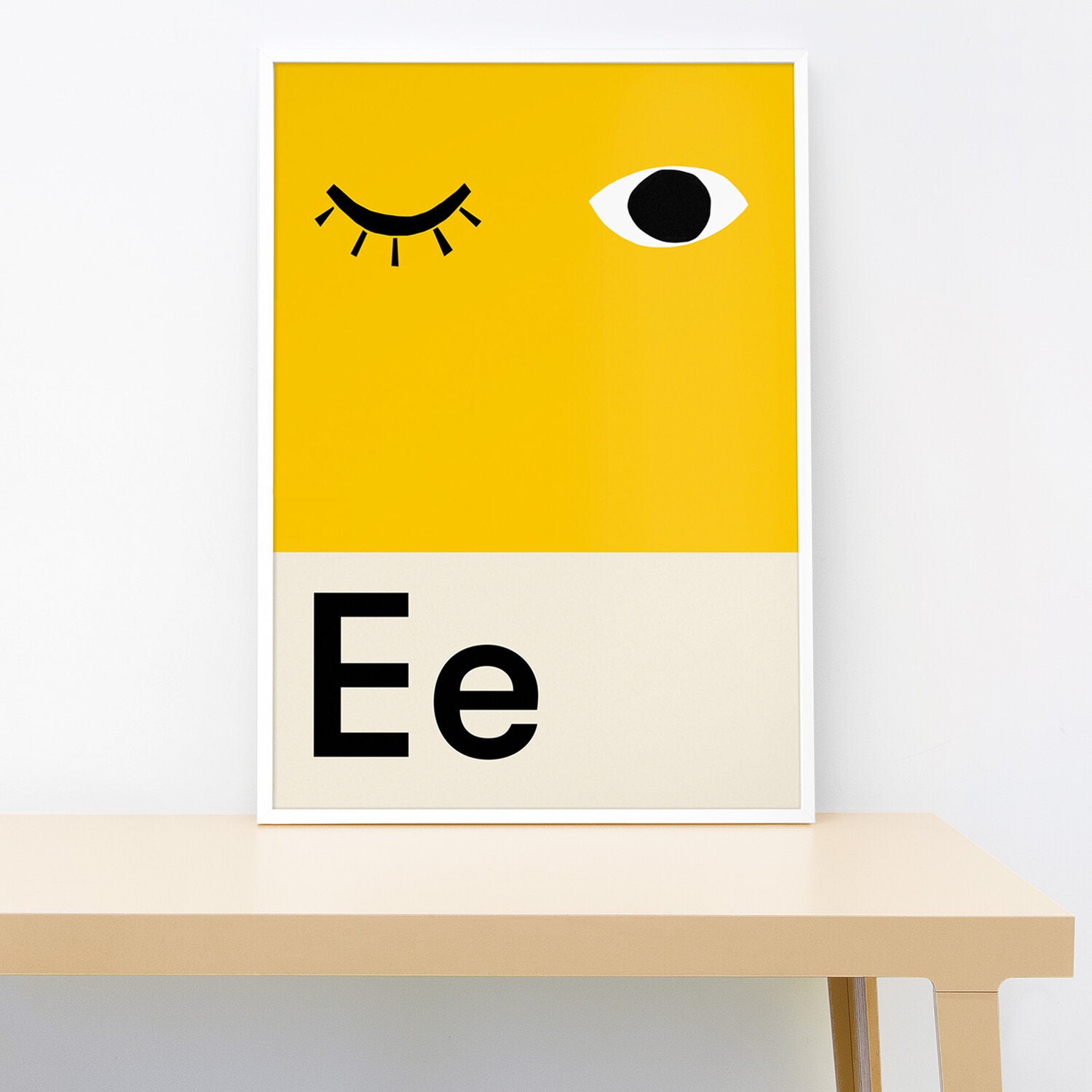 A-Z Wall Print - Small 21x30 cm
