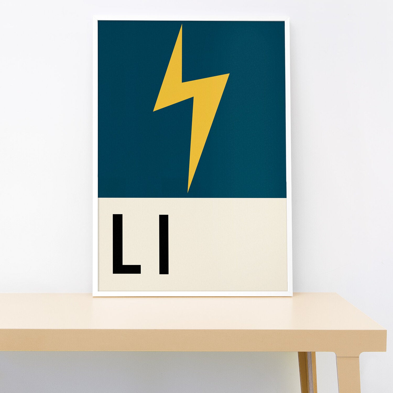 A-Z Wall Print - Small 21x30 cm