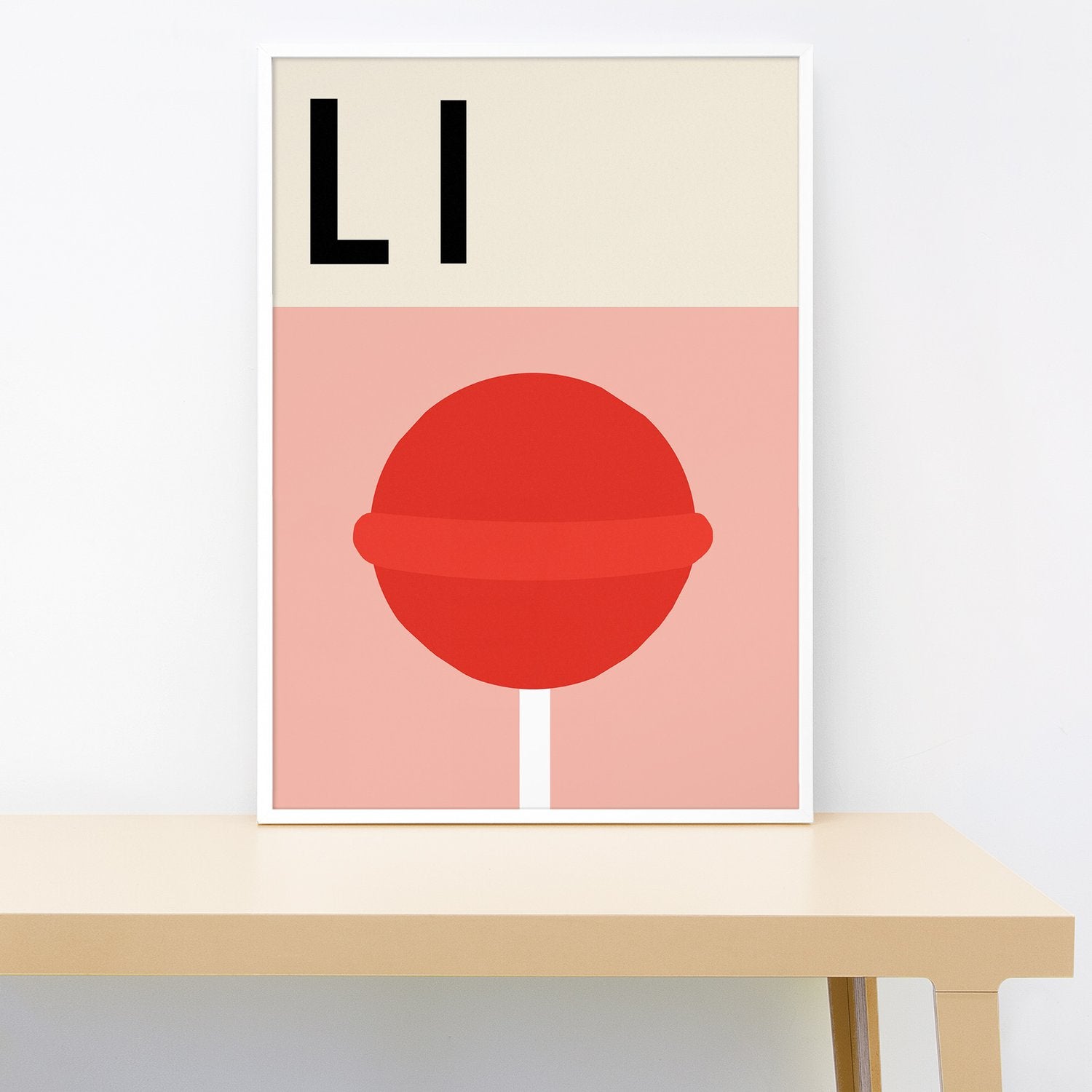 A-Z Wall Print - Small 21x30 cm