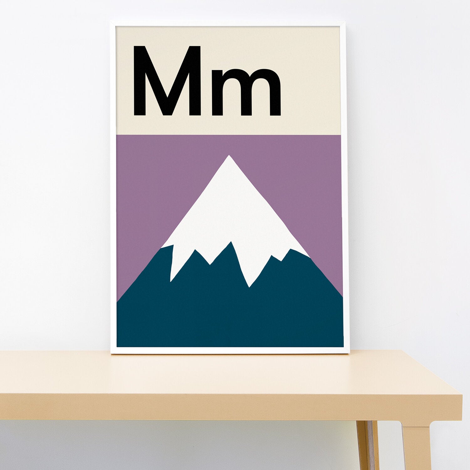 A-Z Wall Print - Small 21x30 cm