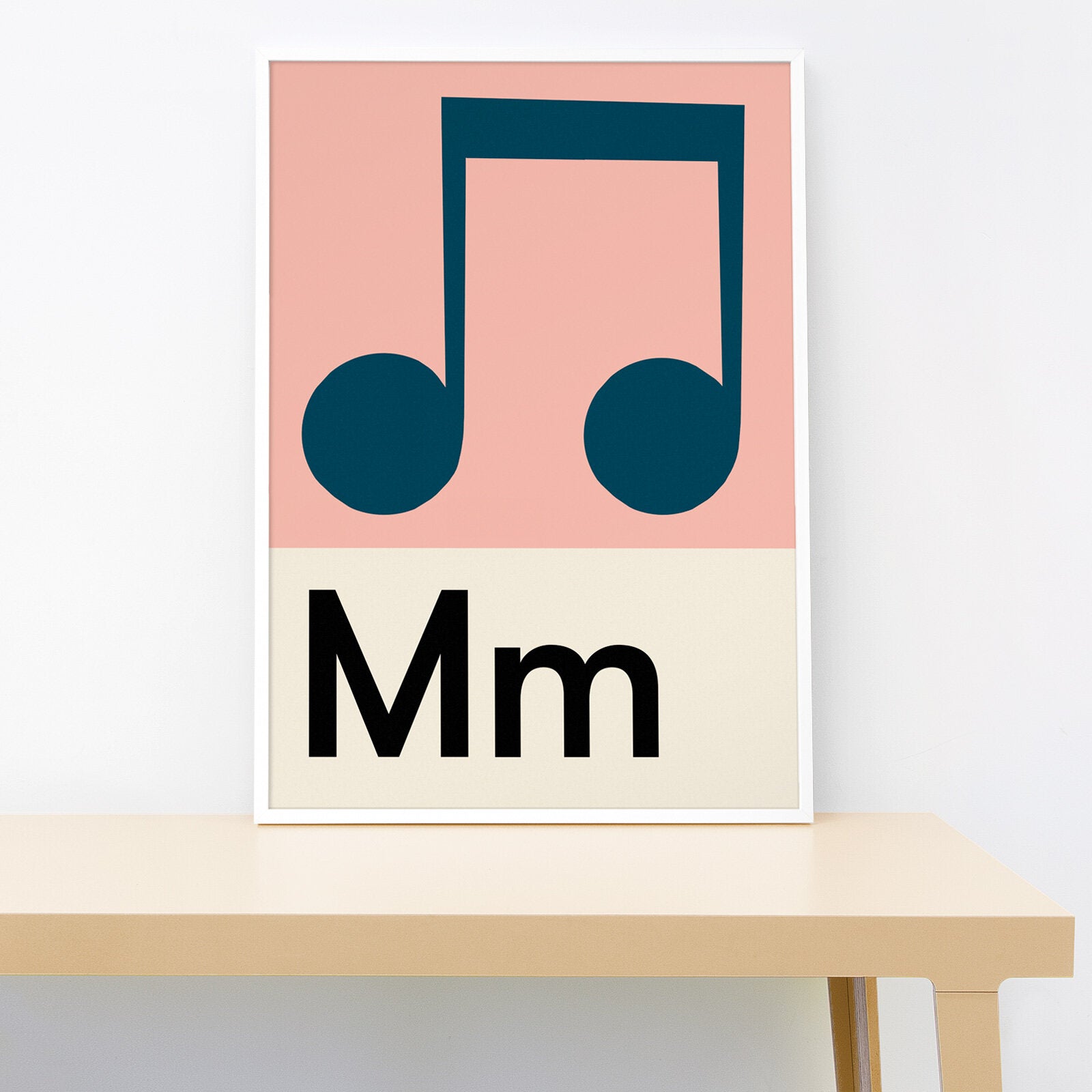 A-Z Wall Print - Small 21x30 cm