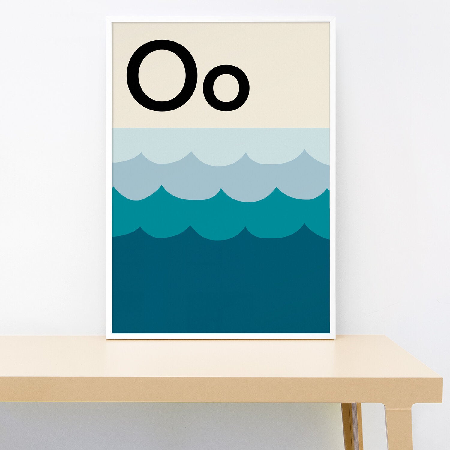 A-Z Wall Print - Small 21x30 cm