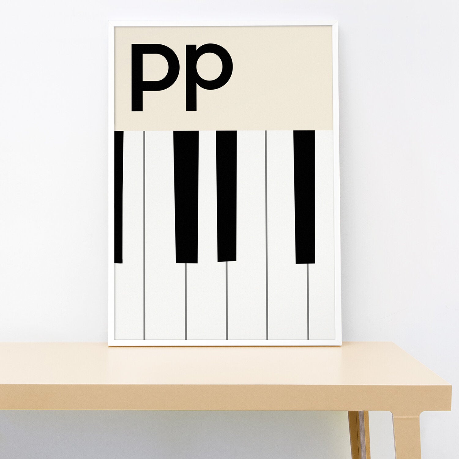 A-Z Wall Print - Small 21x30 cm