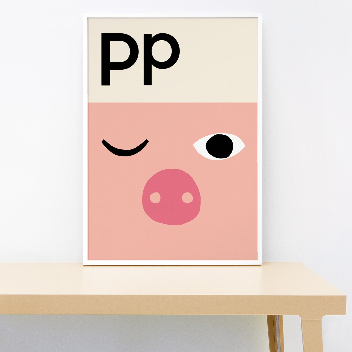 A-Z Wall Print - Small 21x30 cm