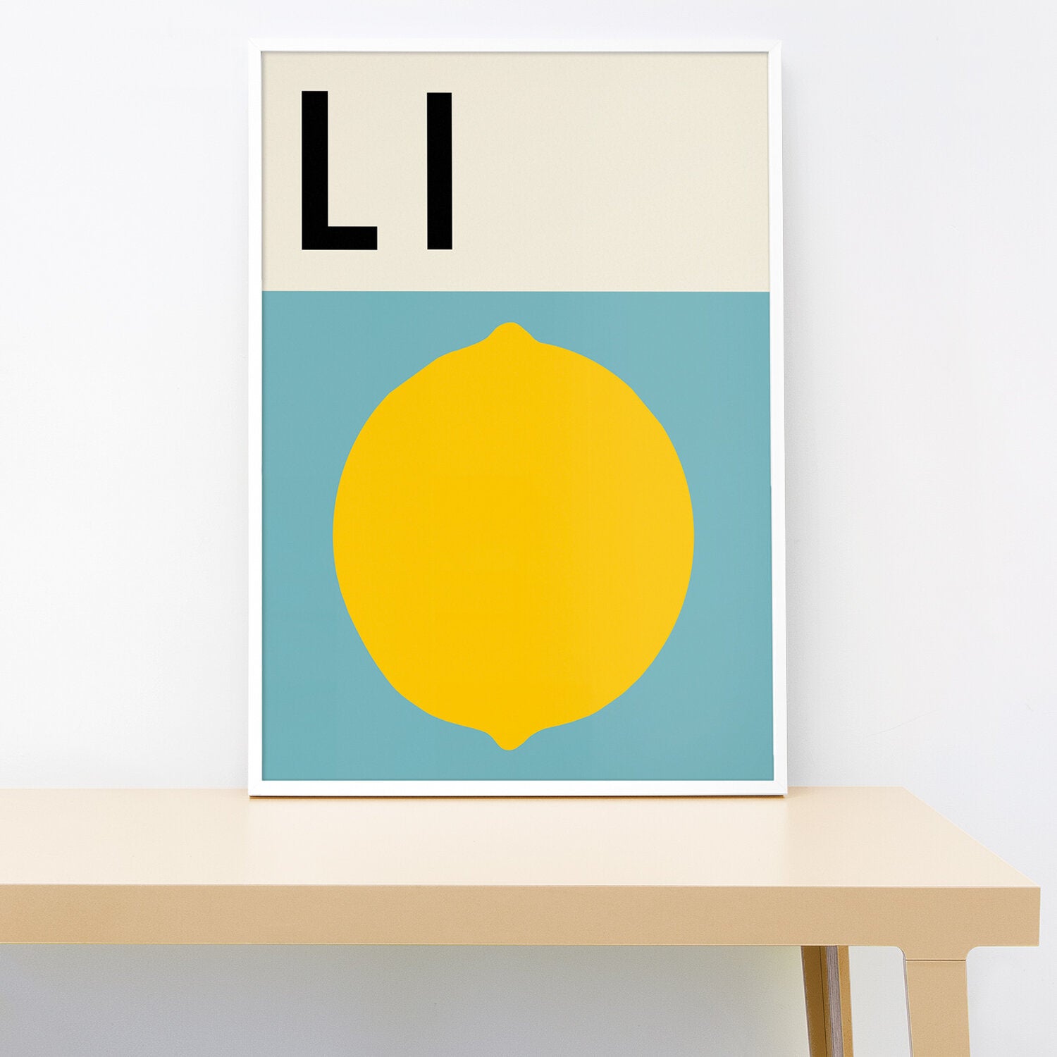 A-Z Wall Print - Small 21x30 cm