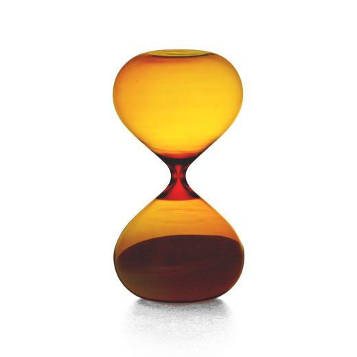 Colored hourglass