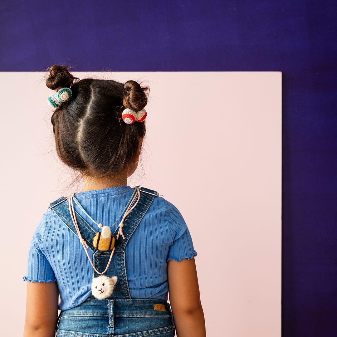 Necklace woolfelt