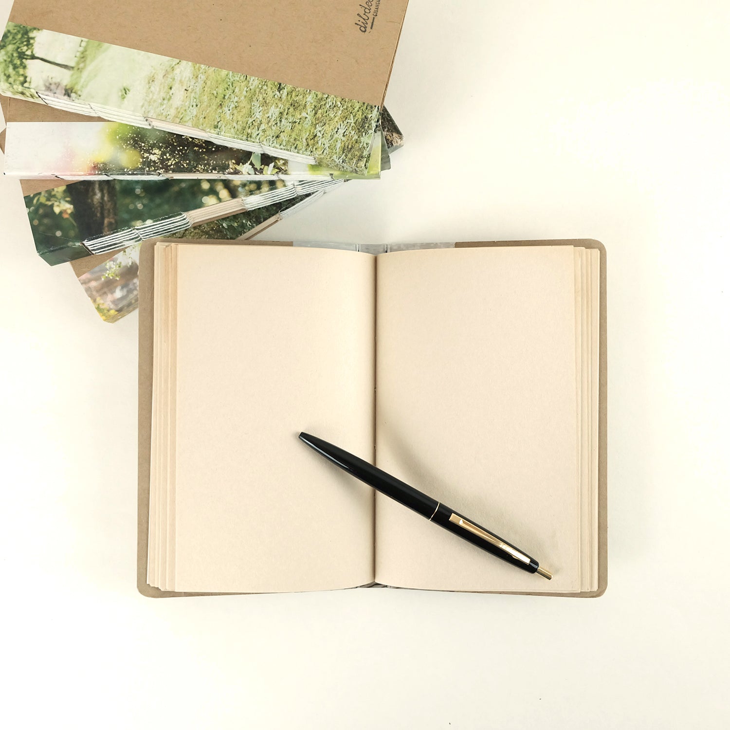 Vintage hand-stitched notebook - Summer Made