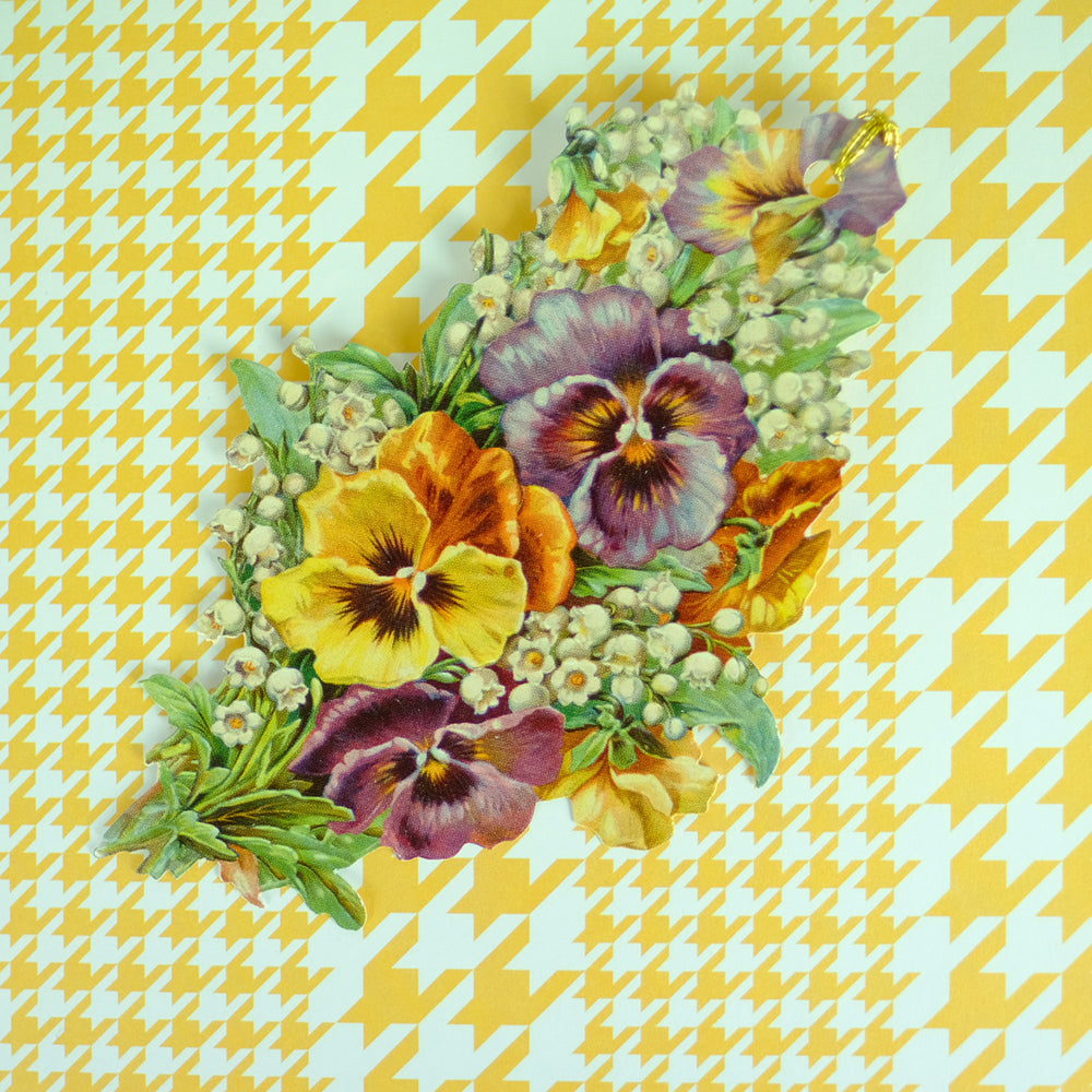 Pansy hanging tag - Summer Made