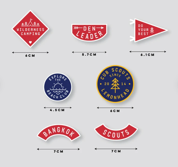Club scount iron patch