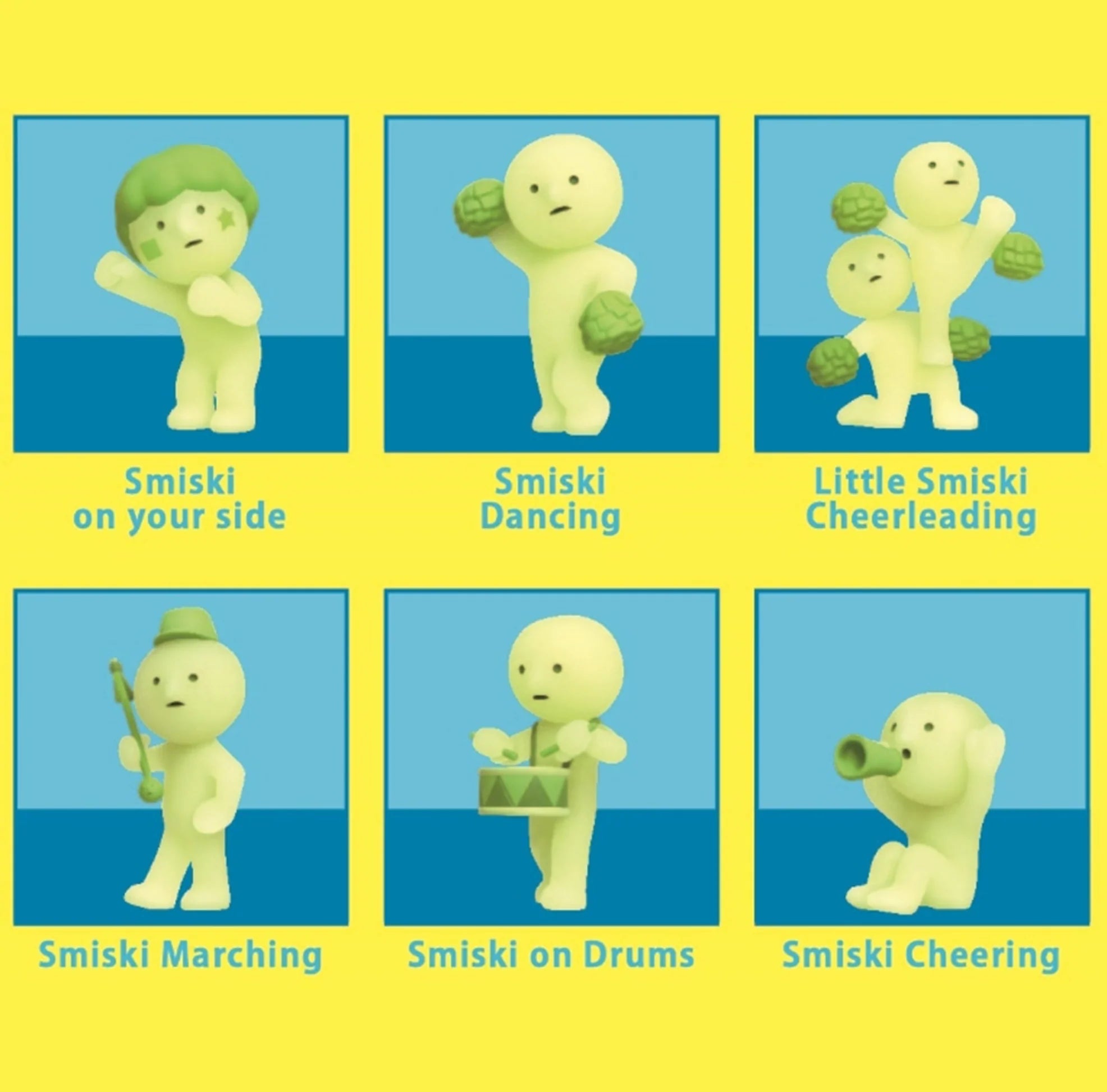 Smiski GLOW IN THE DARK (Blindbox) - Cheer (Ship on 4 April)