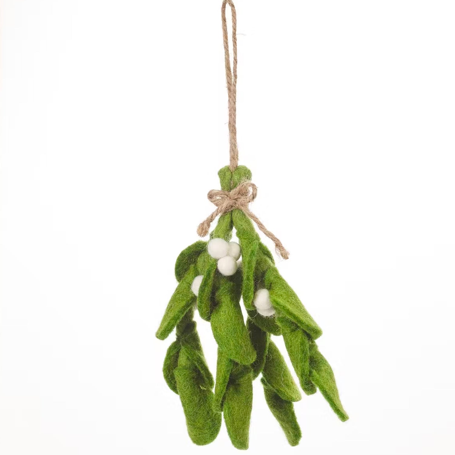 Handmade Mistletoe Christmas Hanging Felt