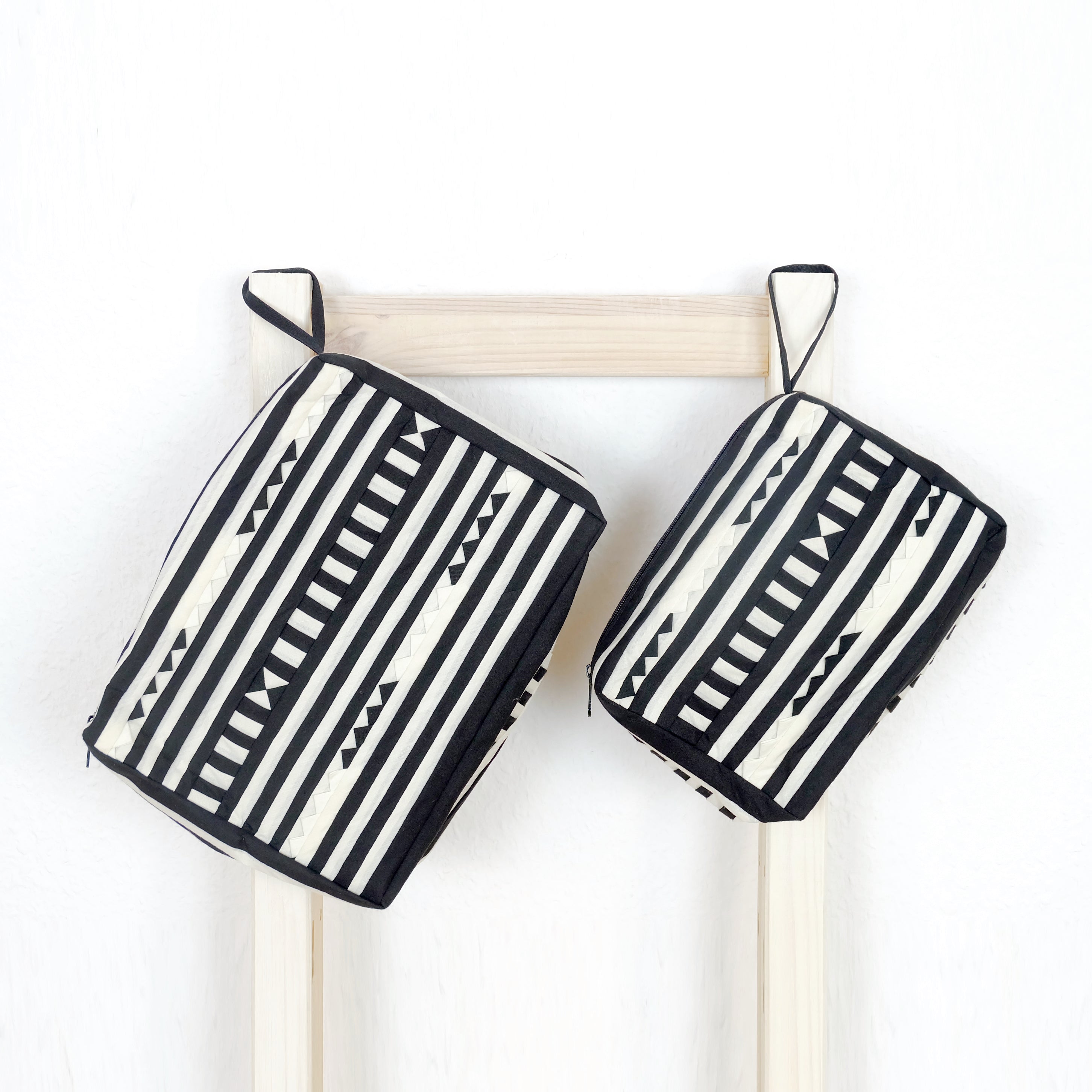 Tribal hand quilted pouch - Summer Made