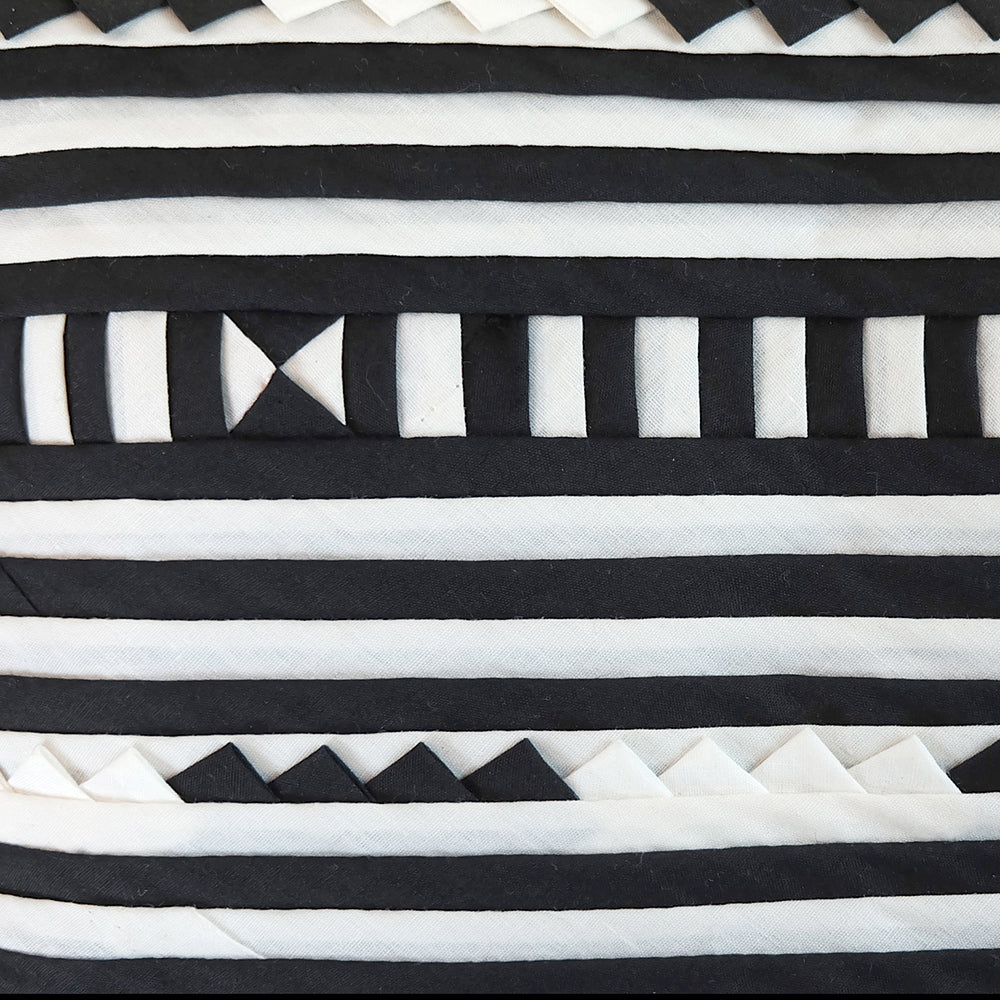 Tribal hand quilted pouch - Summer Made