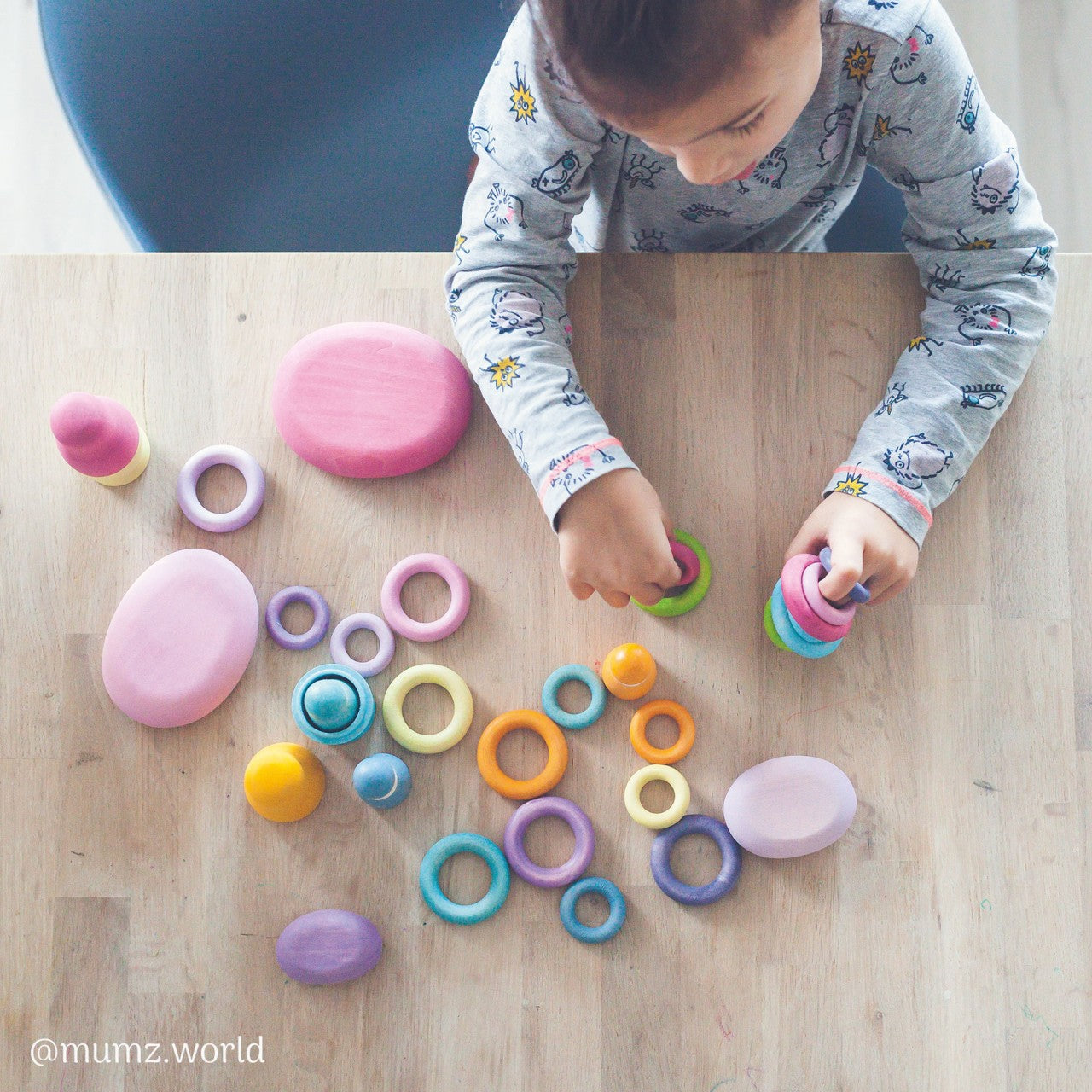 Building Rings Pastel