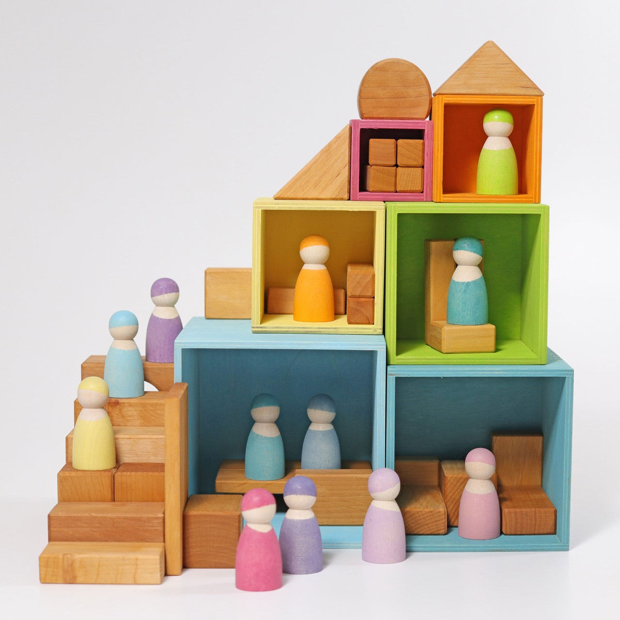 Large Pastel Set of Boxes