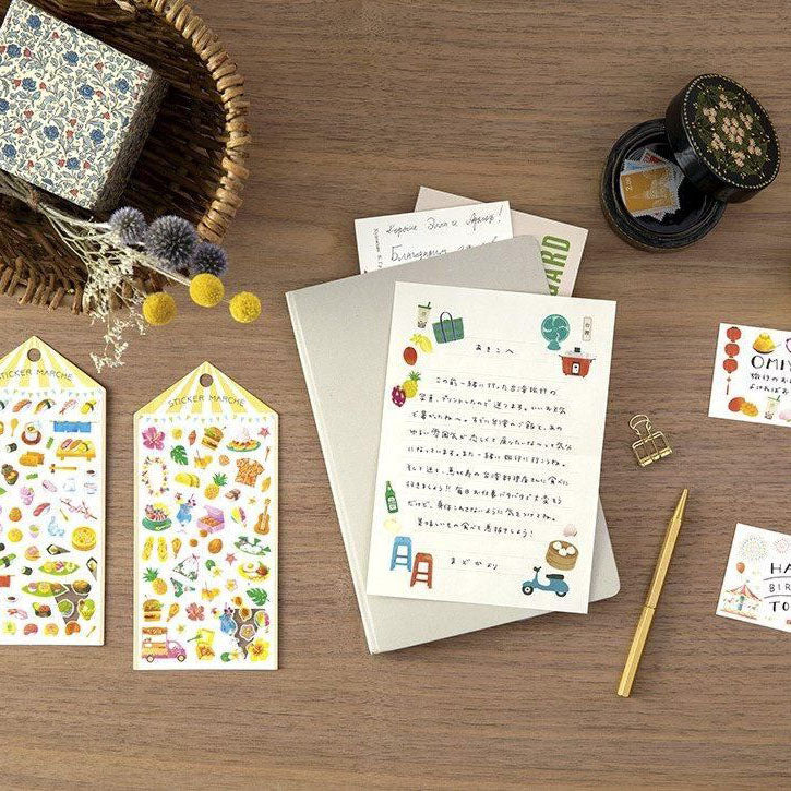 Washi Sticker Marché
