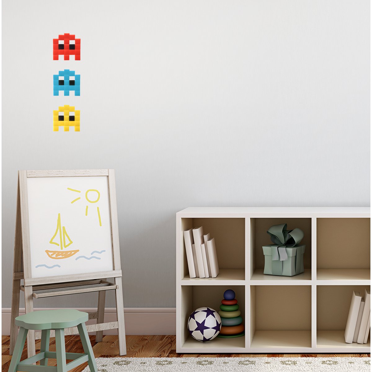 Mosaic adhesive PHANTOM INVADERS