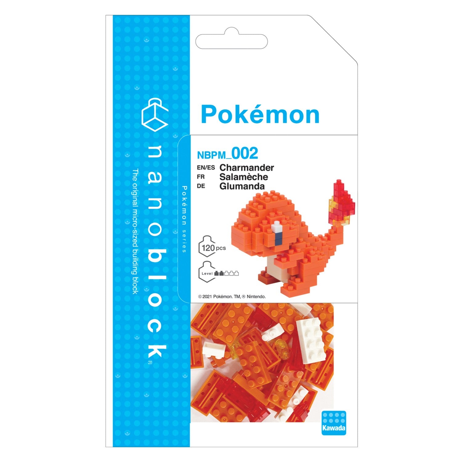 Nanoblock: Pokemon Charmander Salameche Glumanda