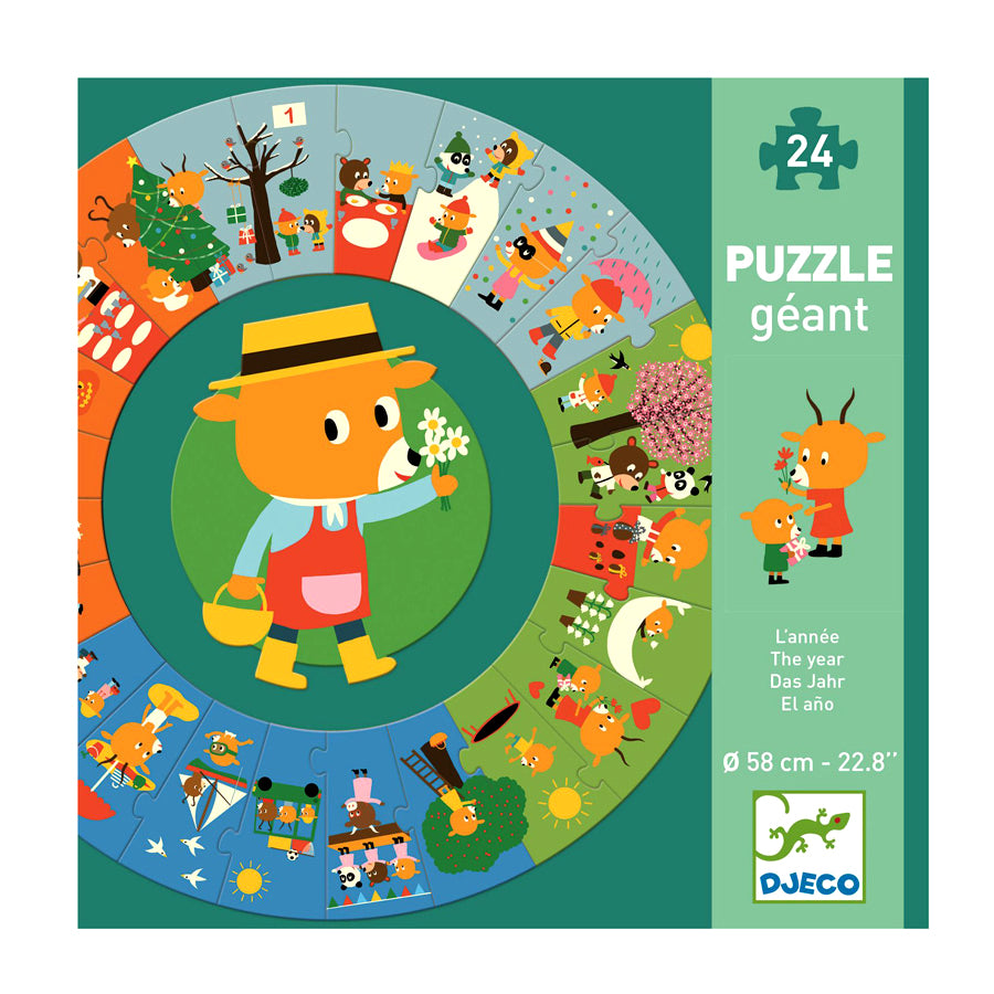 The Year Giant Circle Puzzle