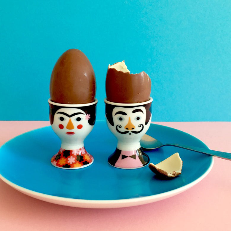 Frida & Salvador Egg Cups (Set of 2)