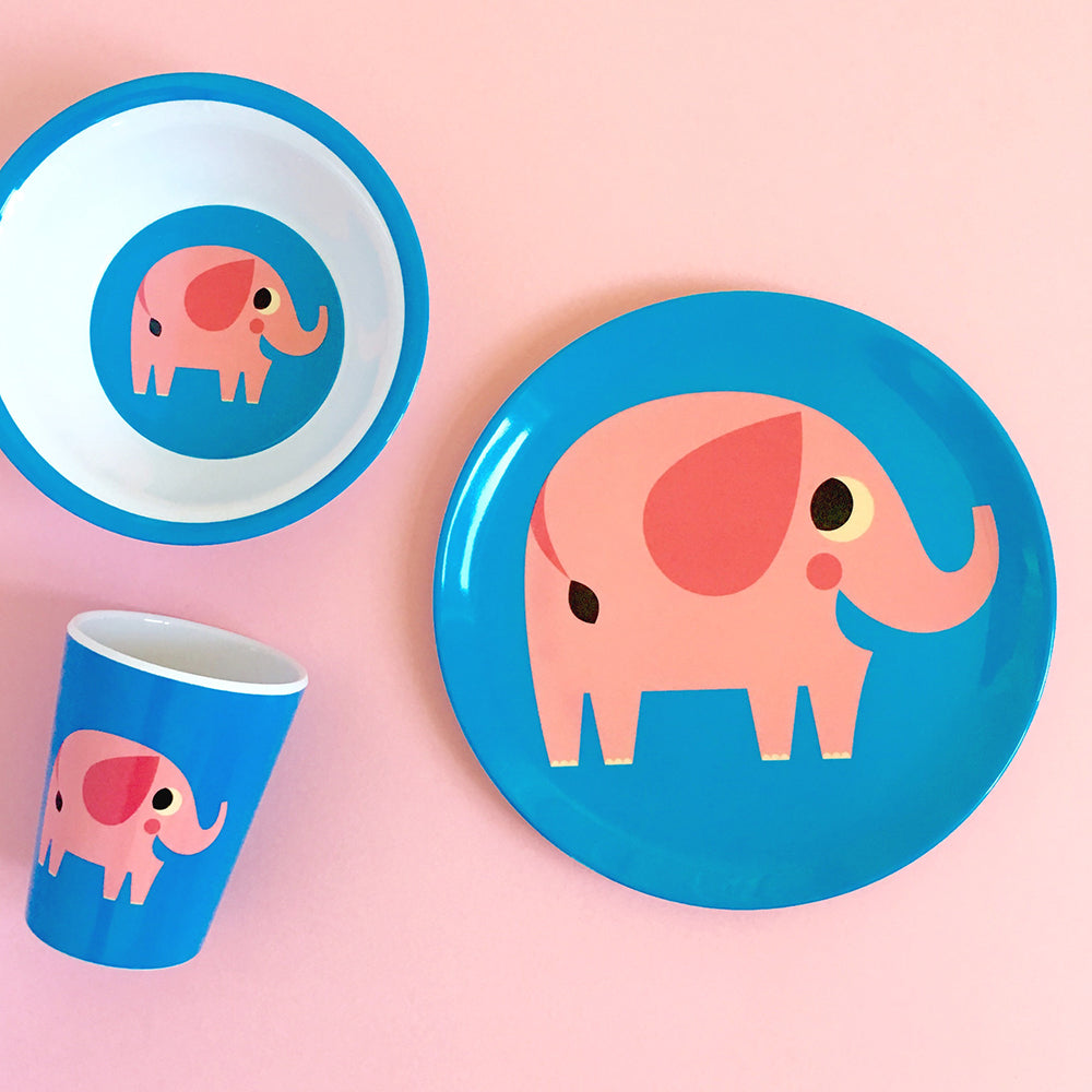 Animal melamine plate