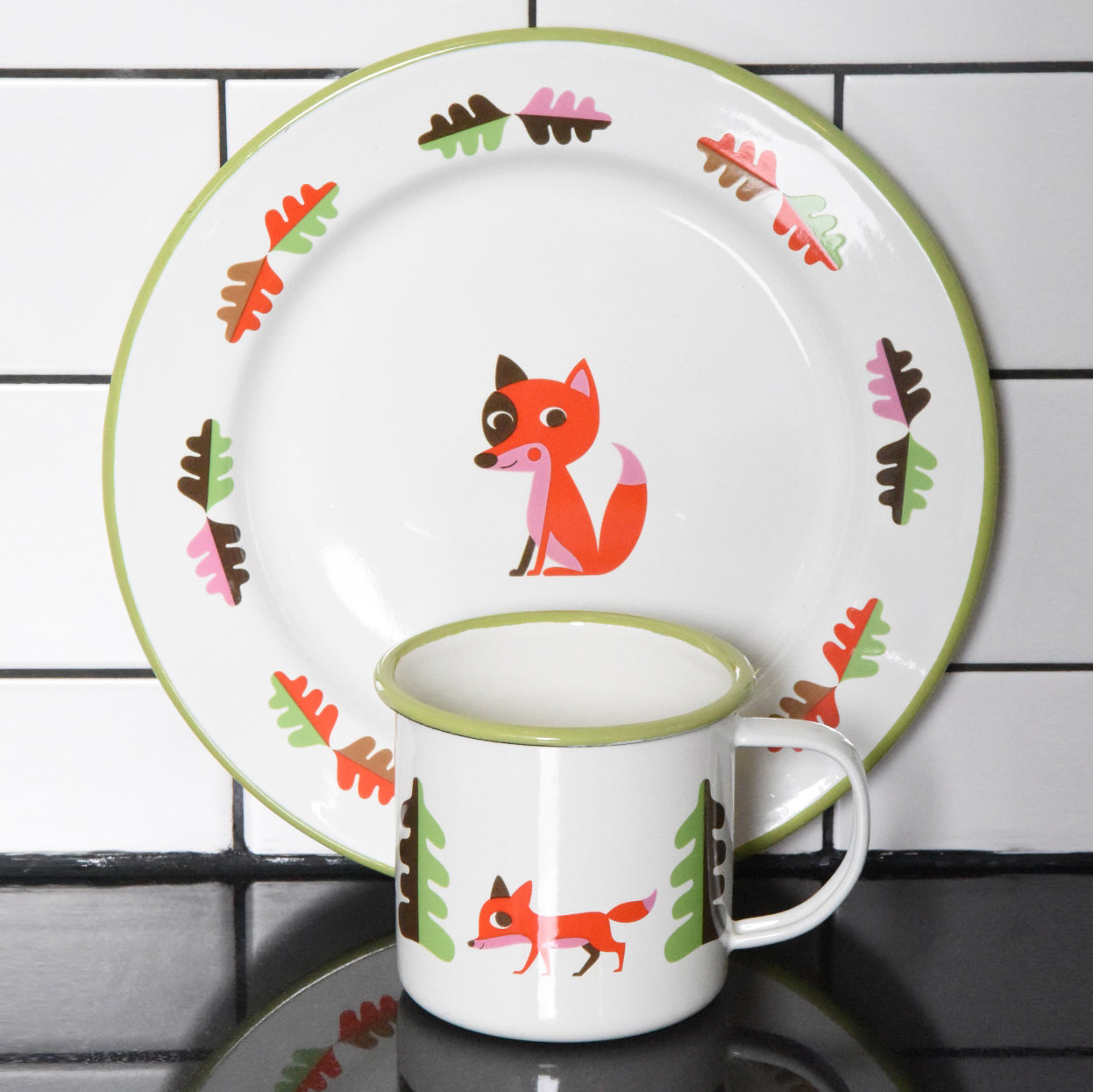 Cute Kids Enamelware (Available in 2 Theme)