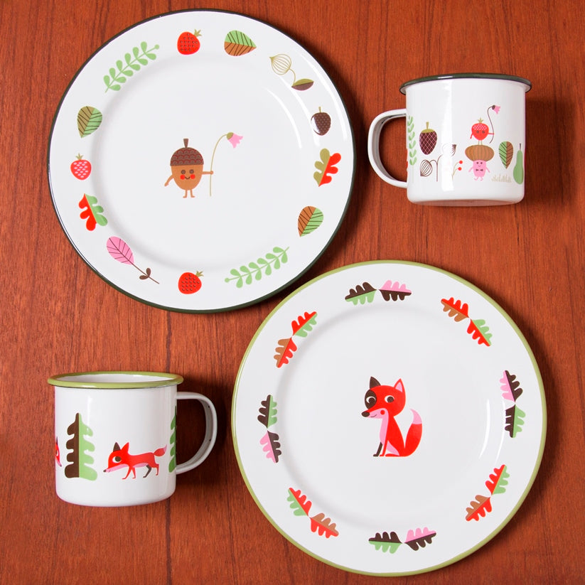 Cute Kids Enamelware (Available in 2 Theme)