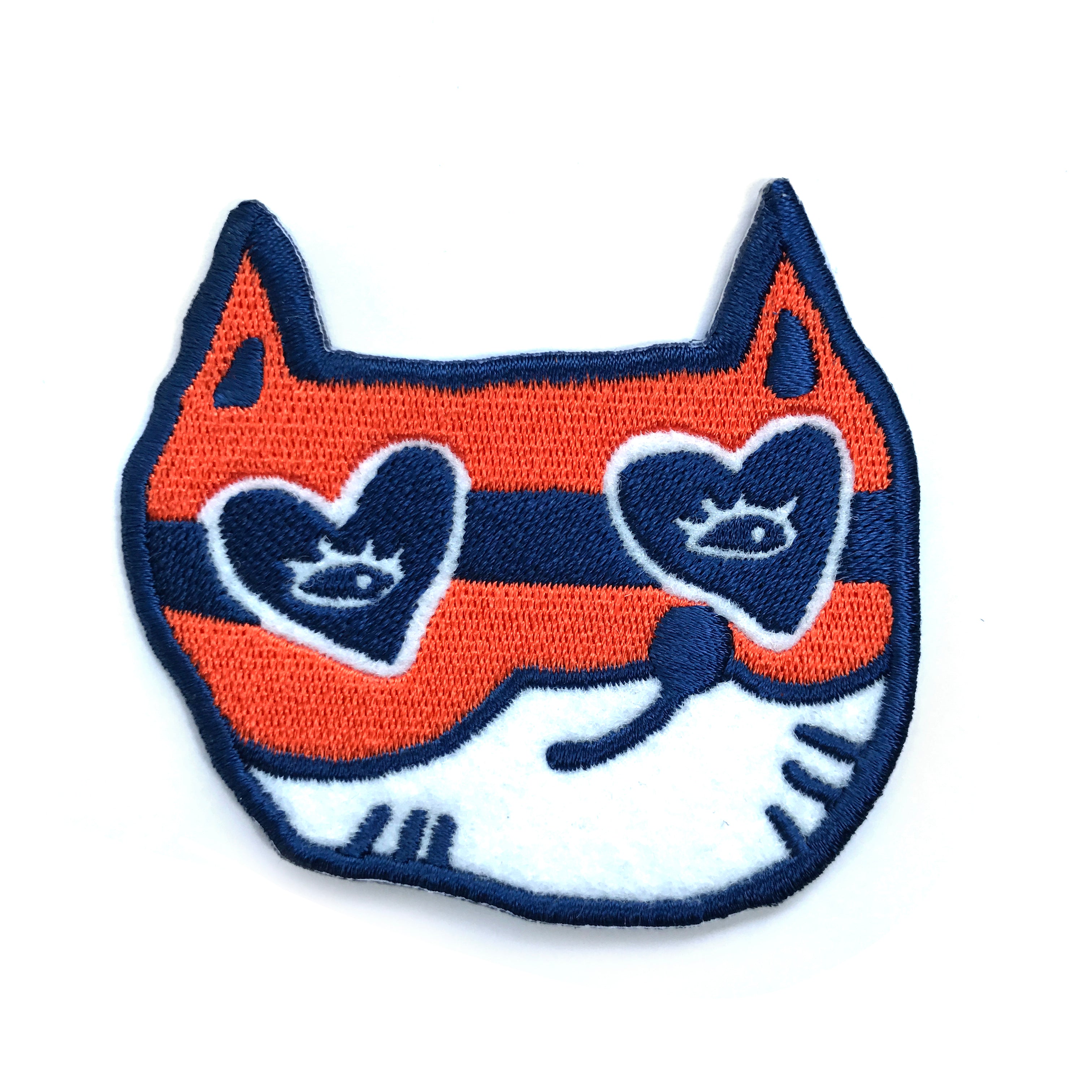Animal face iron patch