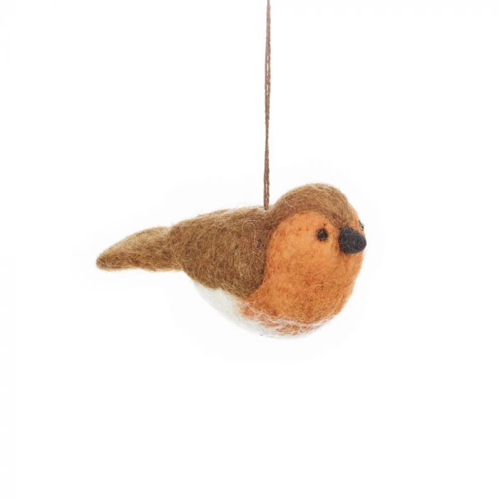 Handmade Pamela the Robin Hanging Felt