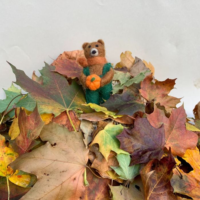 Handmade Radley the Bear Hanging Felt