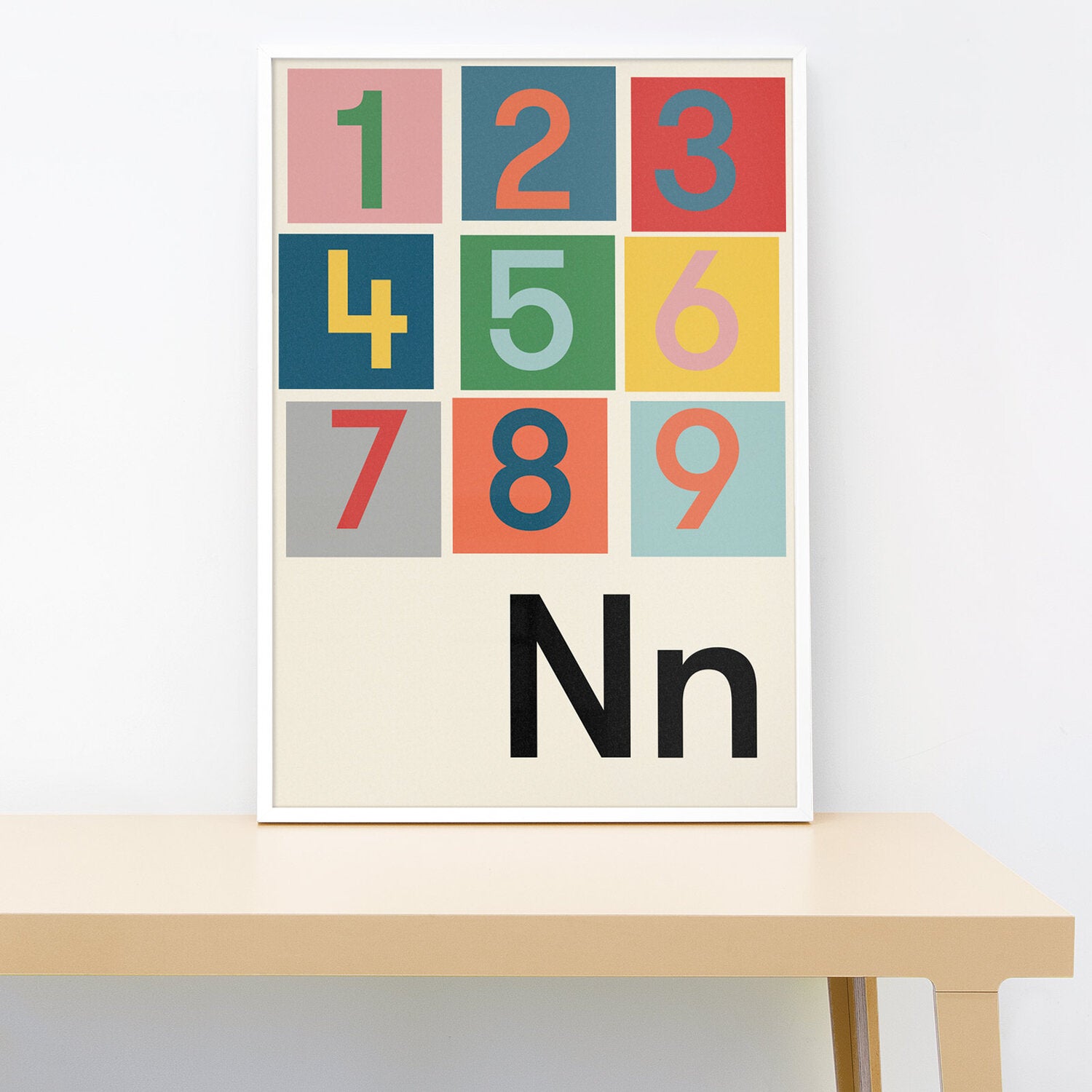 A-Z Wall Print - Small 21x30 cm