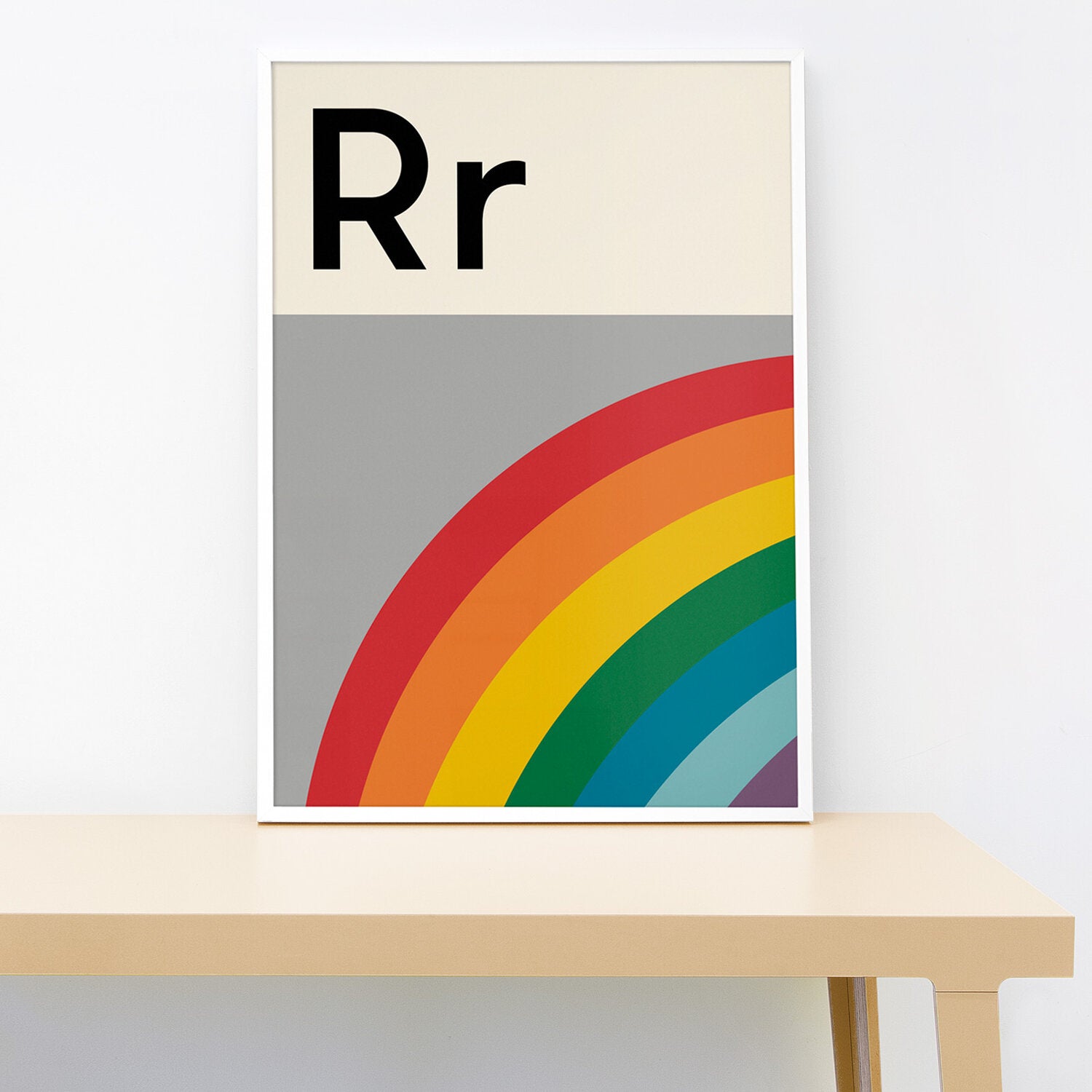 A-Z Wall Print - Small 21x30 cm