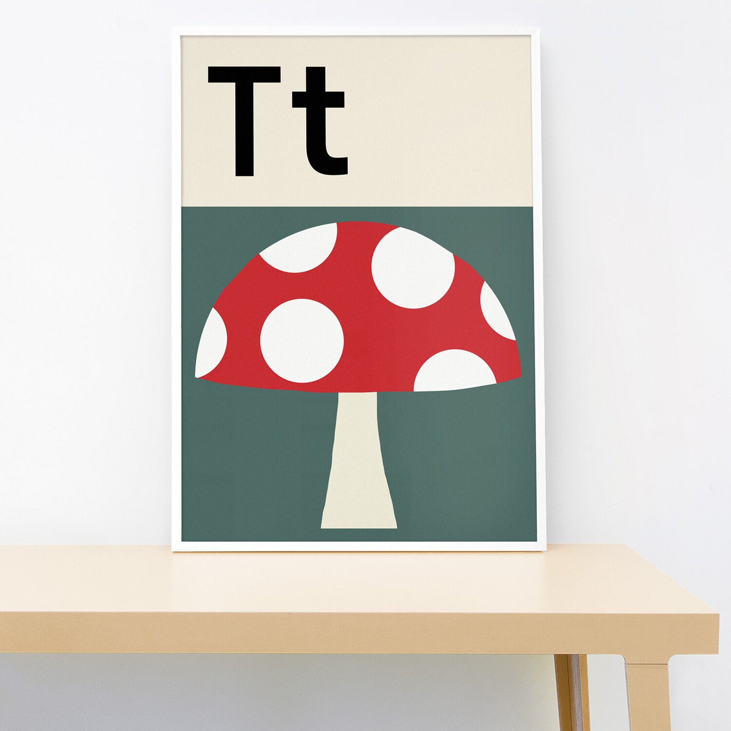 A-Z Wall Print - Small 21x30 cm