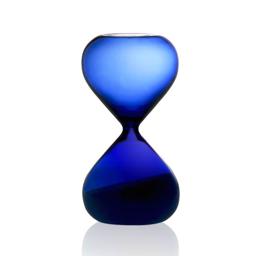 Colored hourglass