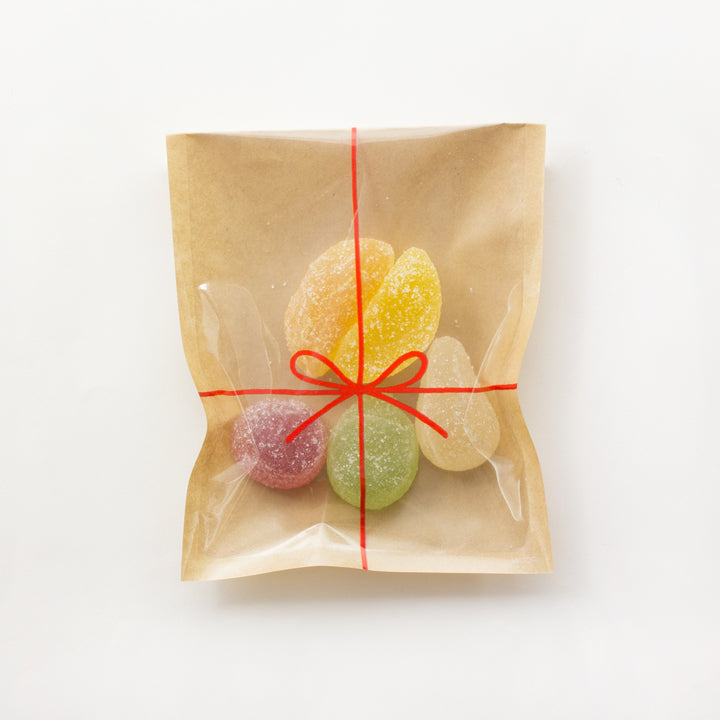 One Side Clear Bag - Red Ribbon