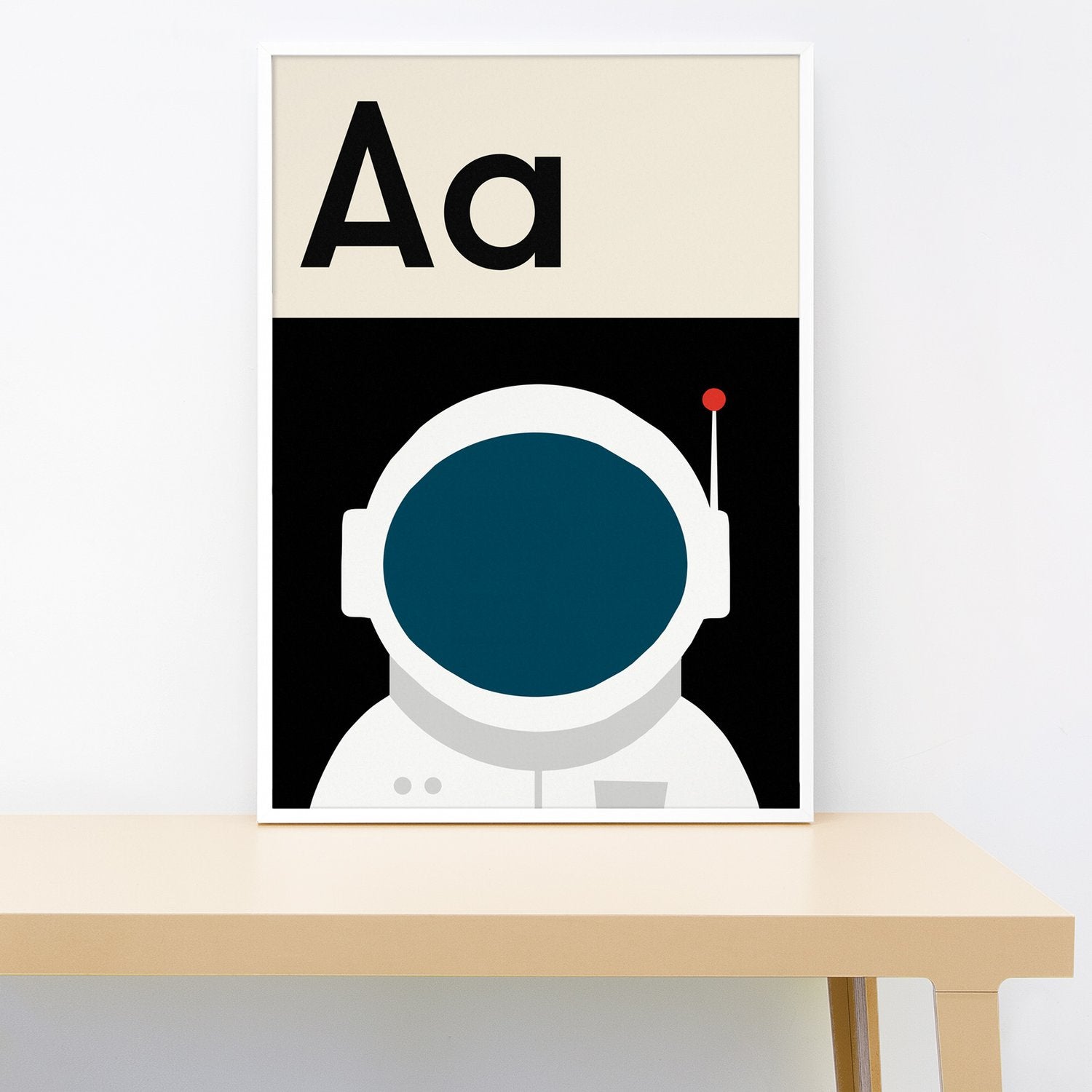 A-Z Wall Print - Large 50x70 cm