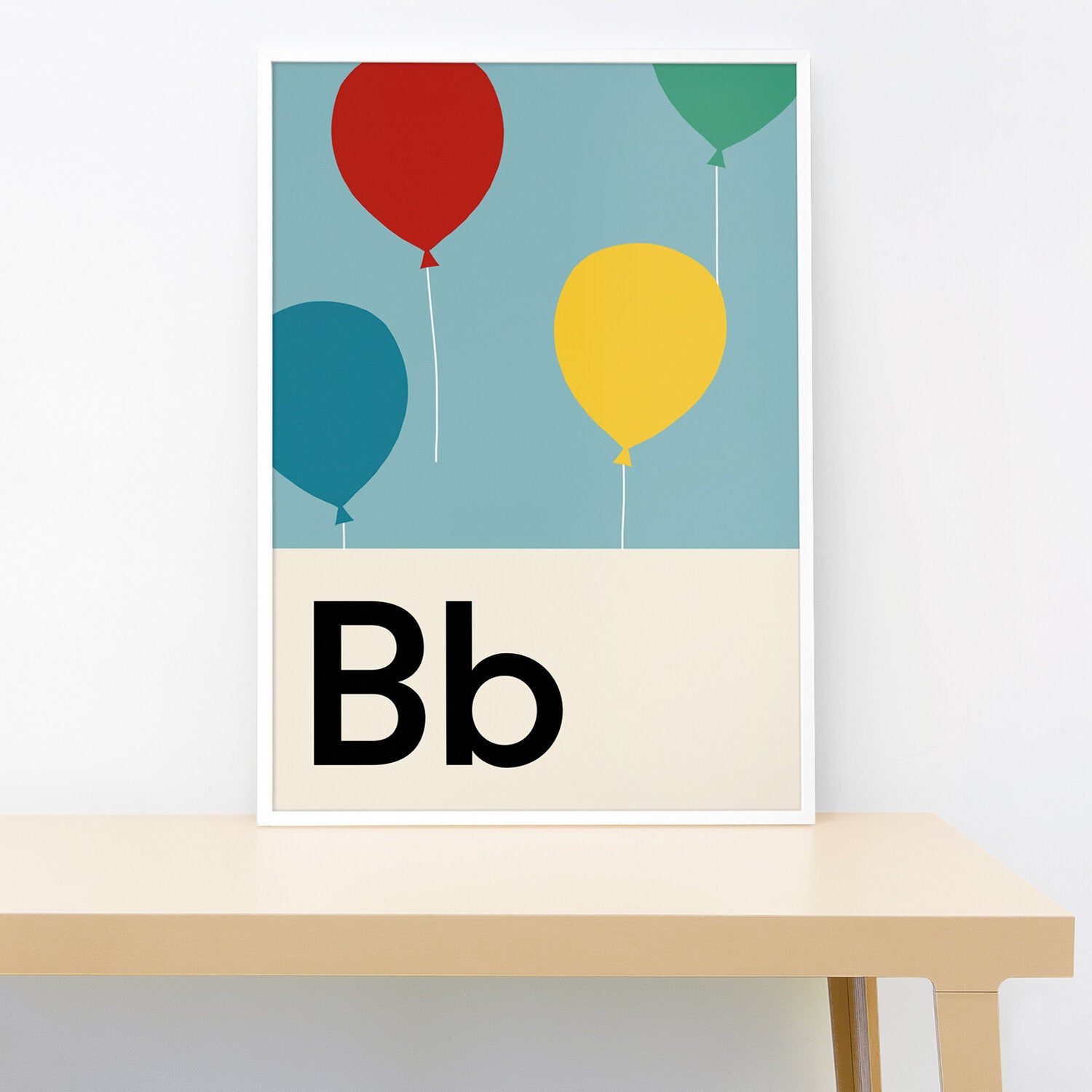 A-Z Wall Print - Medium 30x40 cm
