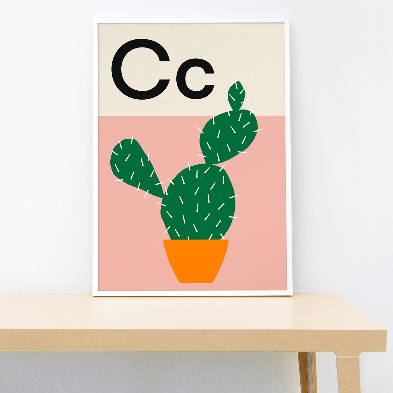A-Z Wall Print - Small 21x30 cm