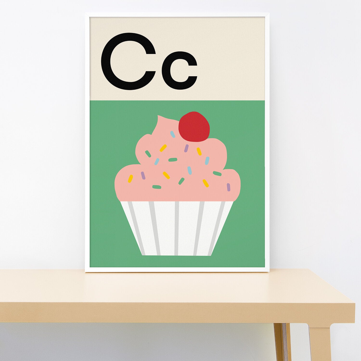 A-Z Wall Print - Small 21x30 cm