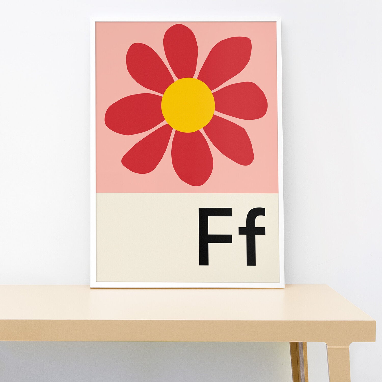 A-Z Wall Print - Small 21x30 cm