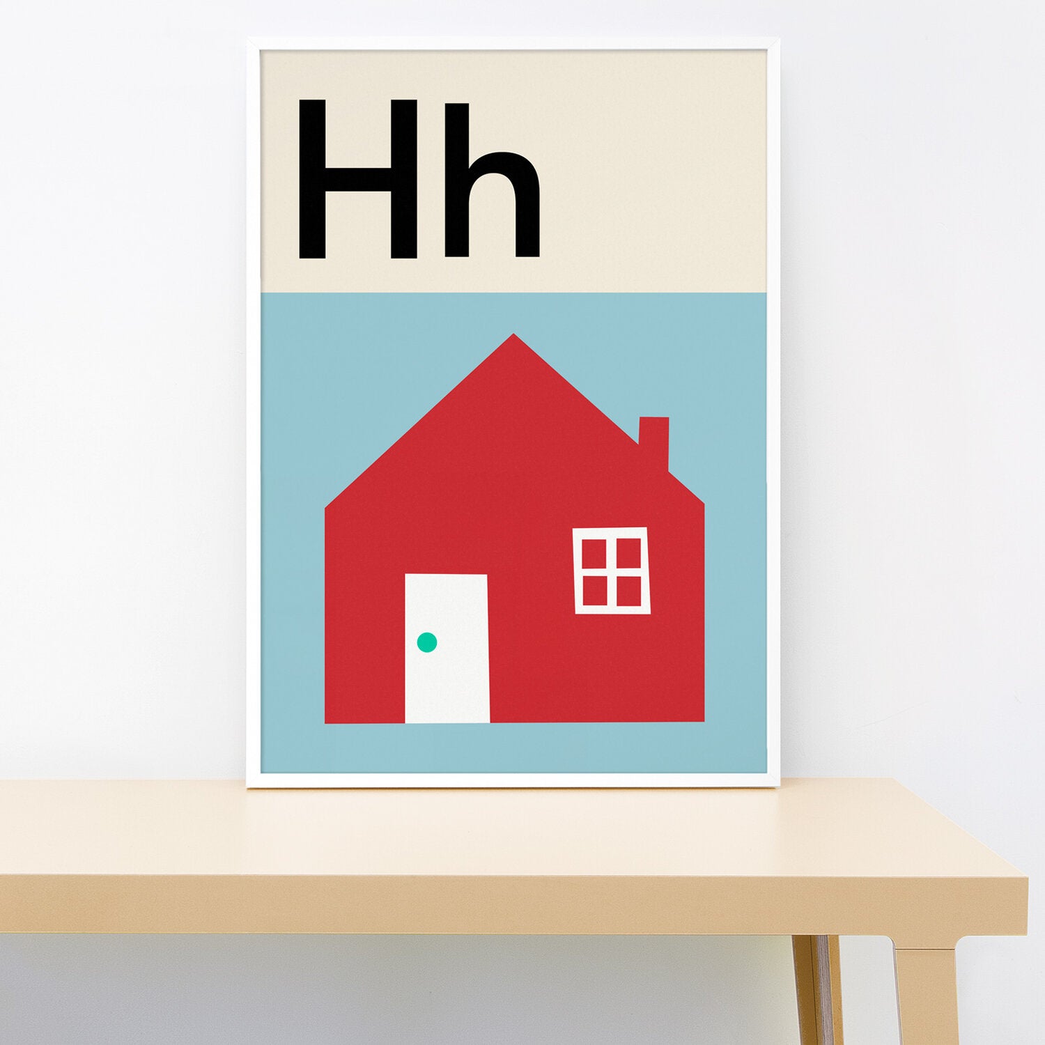 A-Z Wall Print - Small 21x30 cm