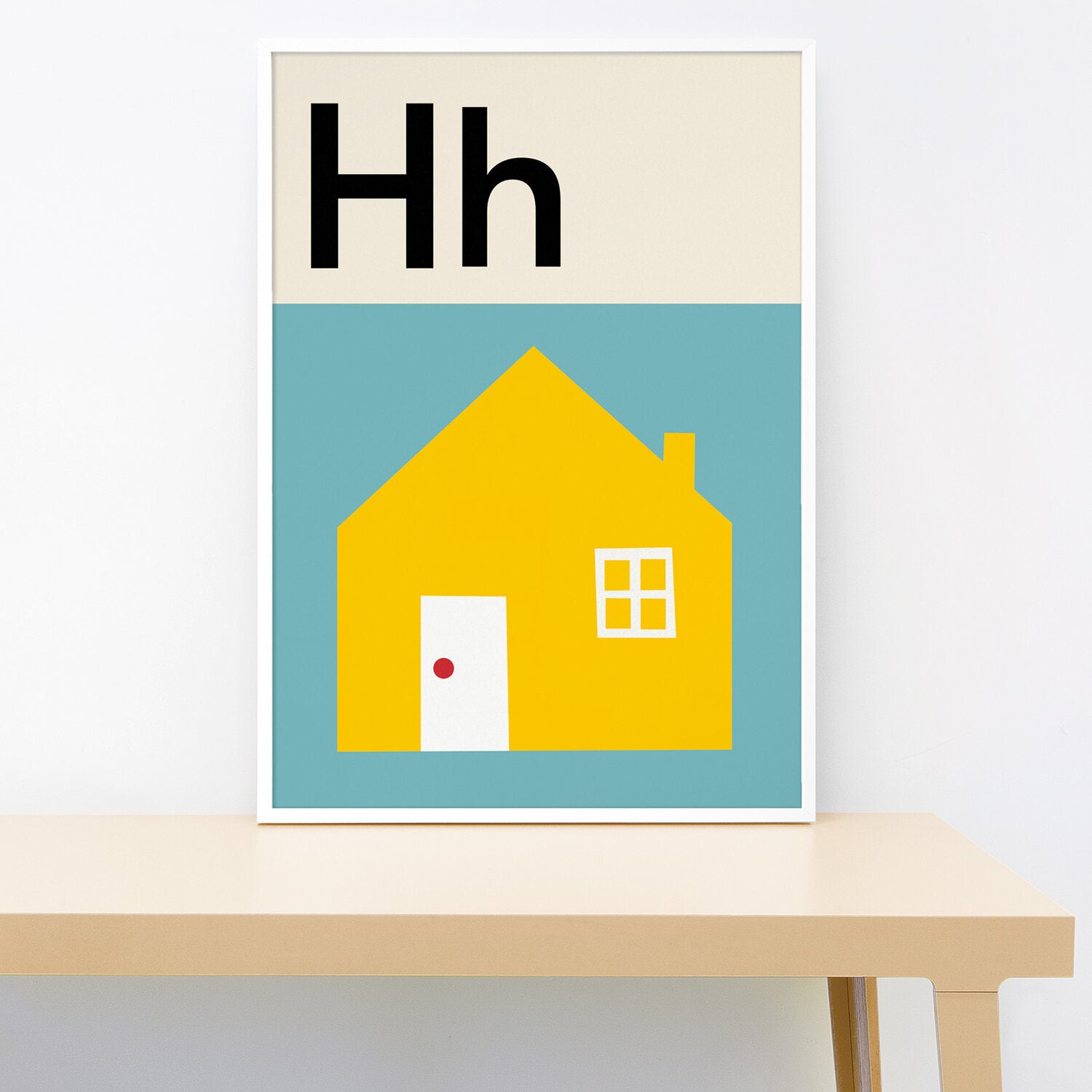 A-Z Wall Print - Small 21x30 cm