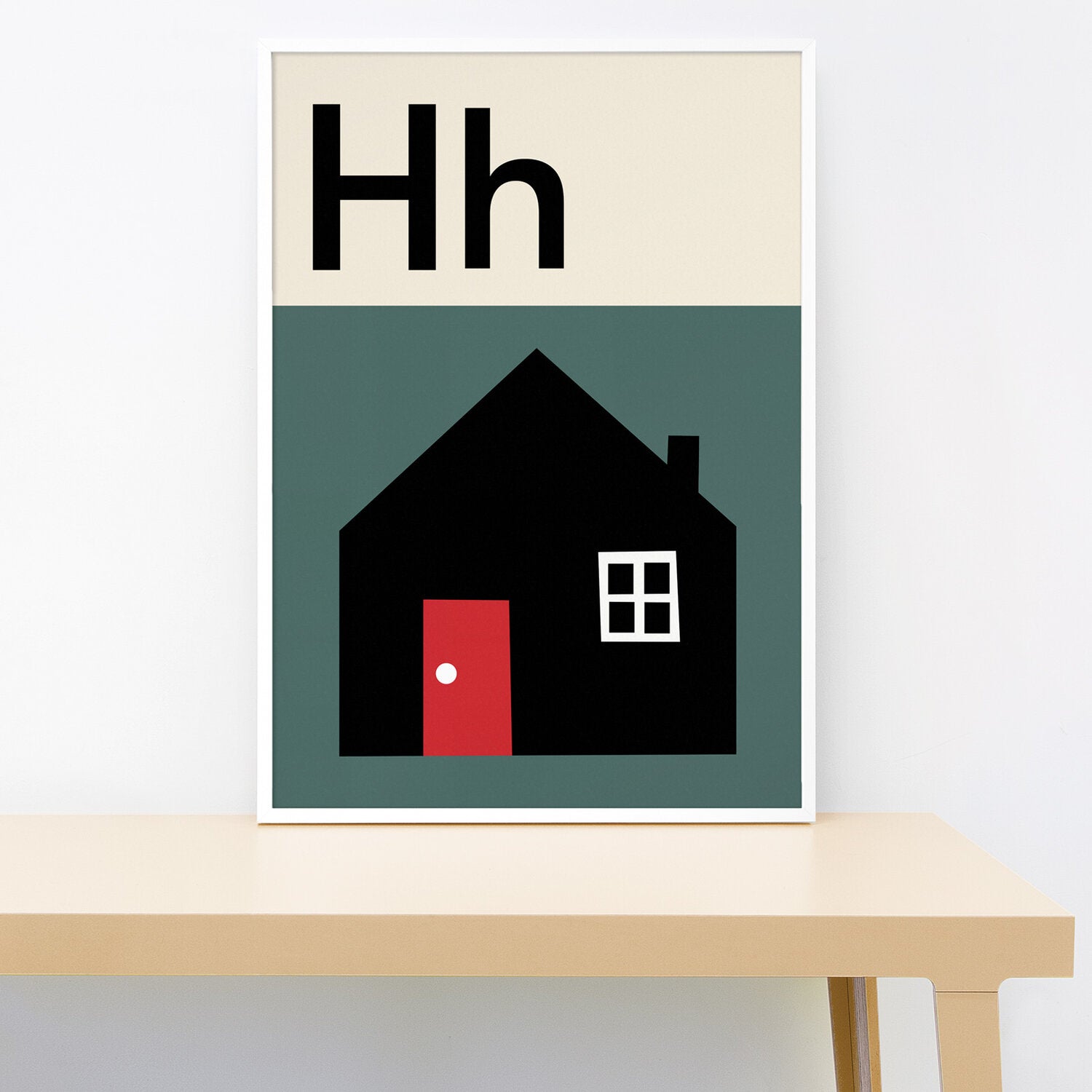 A-Z Wall Print - Small 21x30 cm