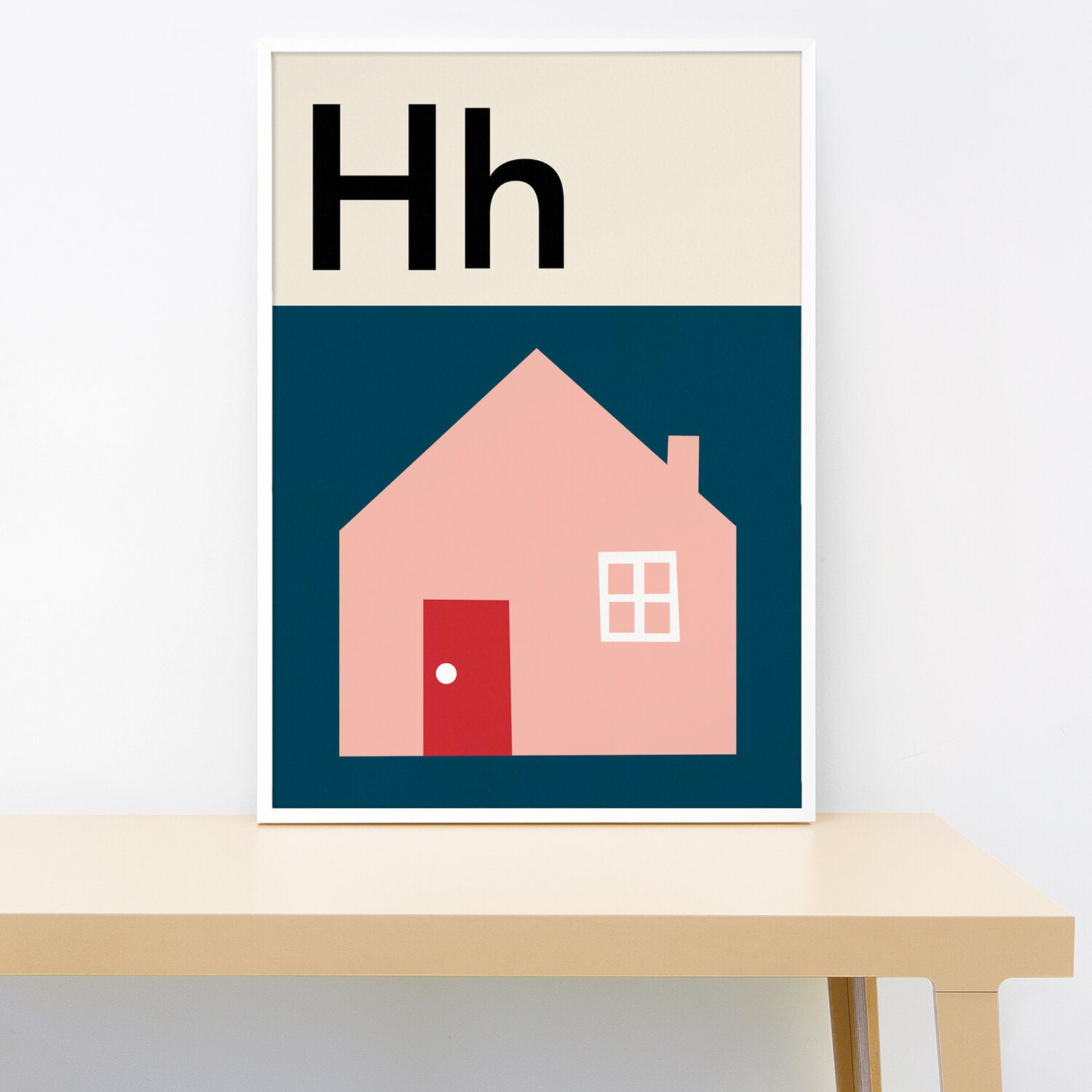 A-Z Wall Print - Large 50x70 cm