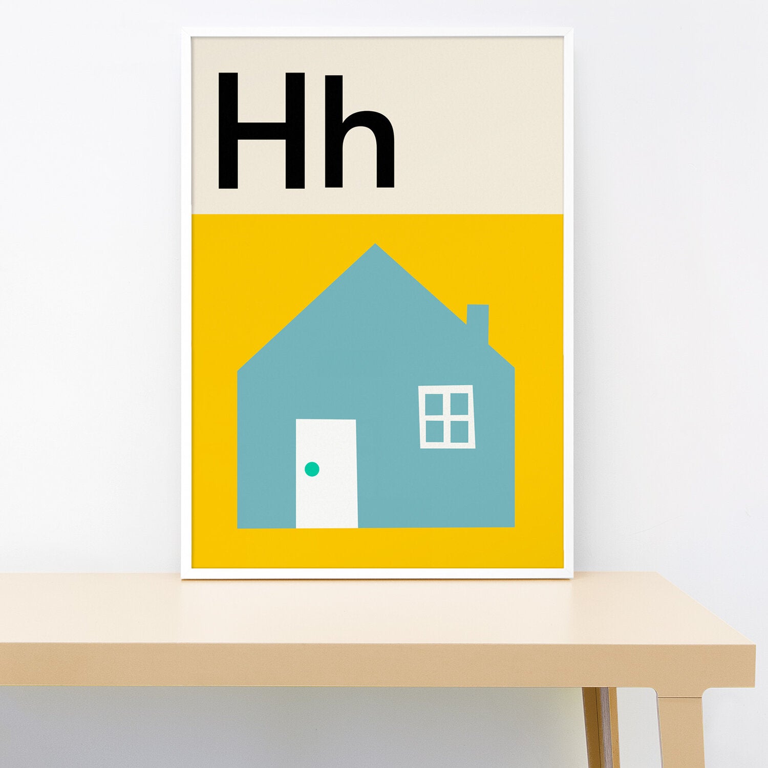 A-Z Wall Print - Small 21x30 cm