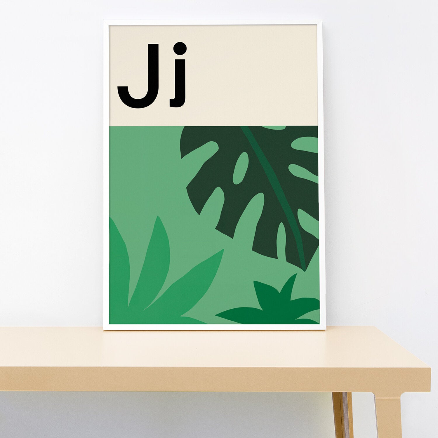 A-Z Wall Print - Small 21x30 cm
